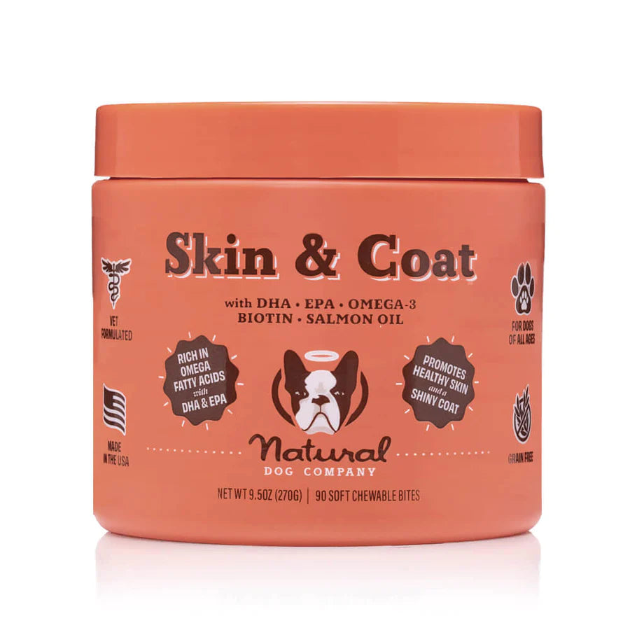 Skin Coat Supplement by Natural Dog Company Only Dogs Allowed
