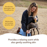 Natural Dog Company sensitive skin spritz dog and puppy shampoo and detangled spray for healthy skin and coats