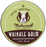 Natural Dog Company Wrinkle Balm soothe and heal wrinkles on dogs