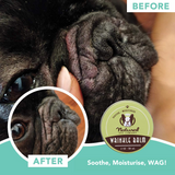 Wrinkle Balm by natural dog company moisturise dry dog  skin